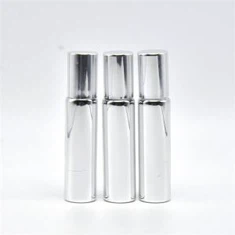 Tom sølvglassrulle på flaske